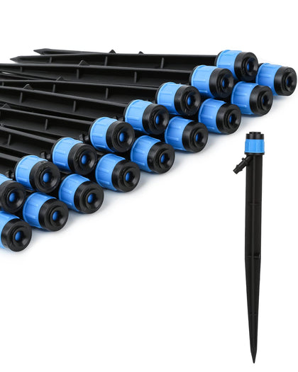 Yulaiyoen drip emitter 360° spray near plant base for even watering
