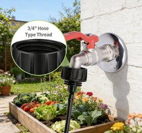 Yulaiyoen durable plastic fittings resist weathering for outdoor irrigation use.