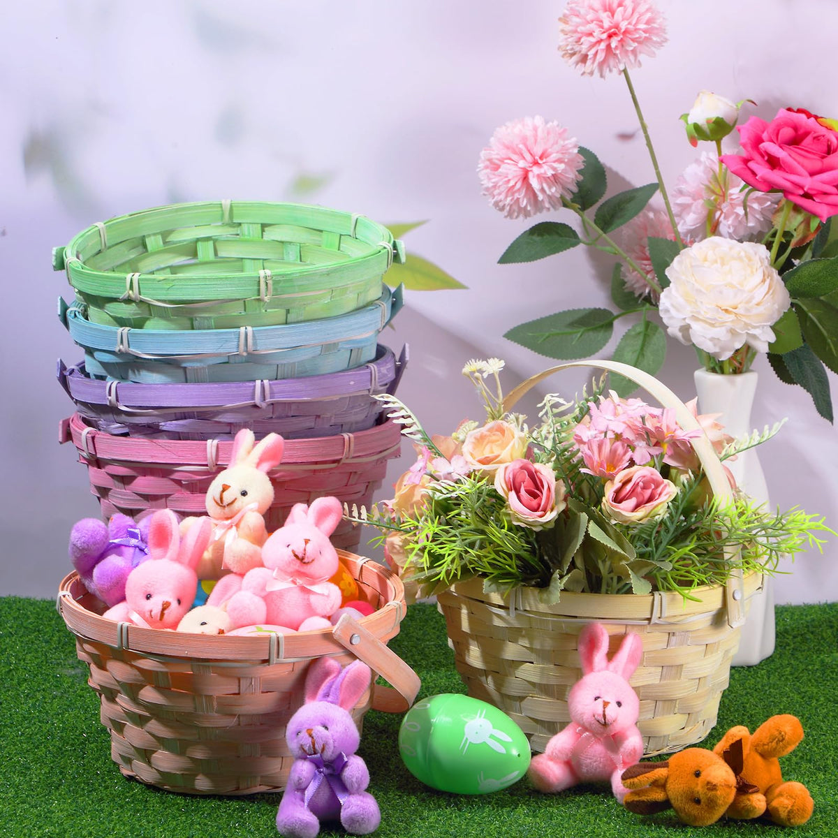 Yulejo Barydat six-color Easter basket set for party favors