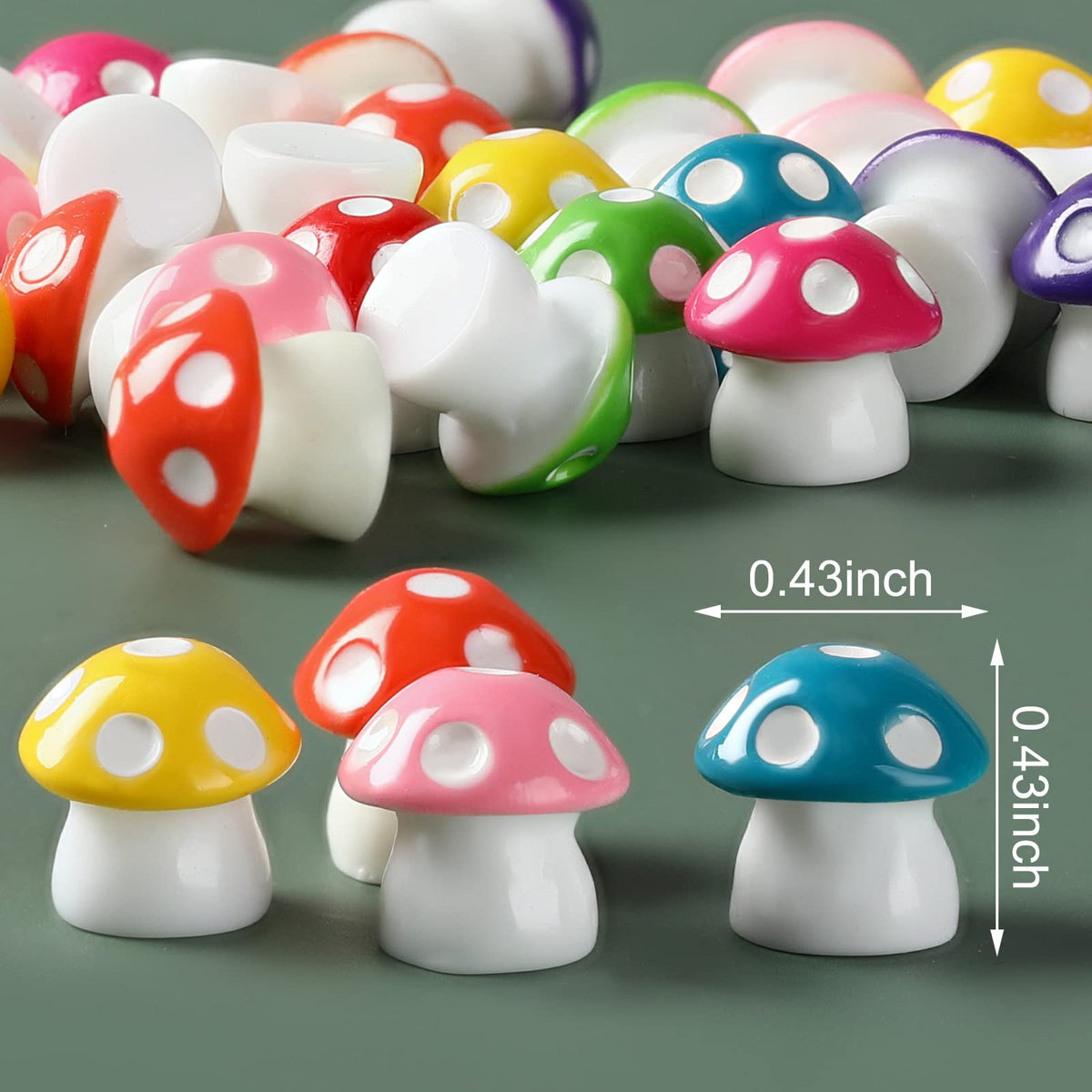 Yulejo resin mushroom statues adding whimsy to indoor and outdoor plant displays