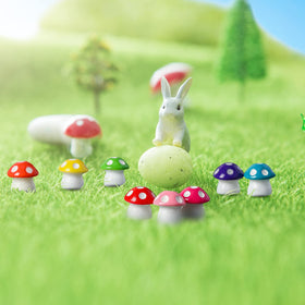 Yulejo colorful mushroom decor for outdoor landscapes with durable color