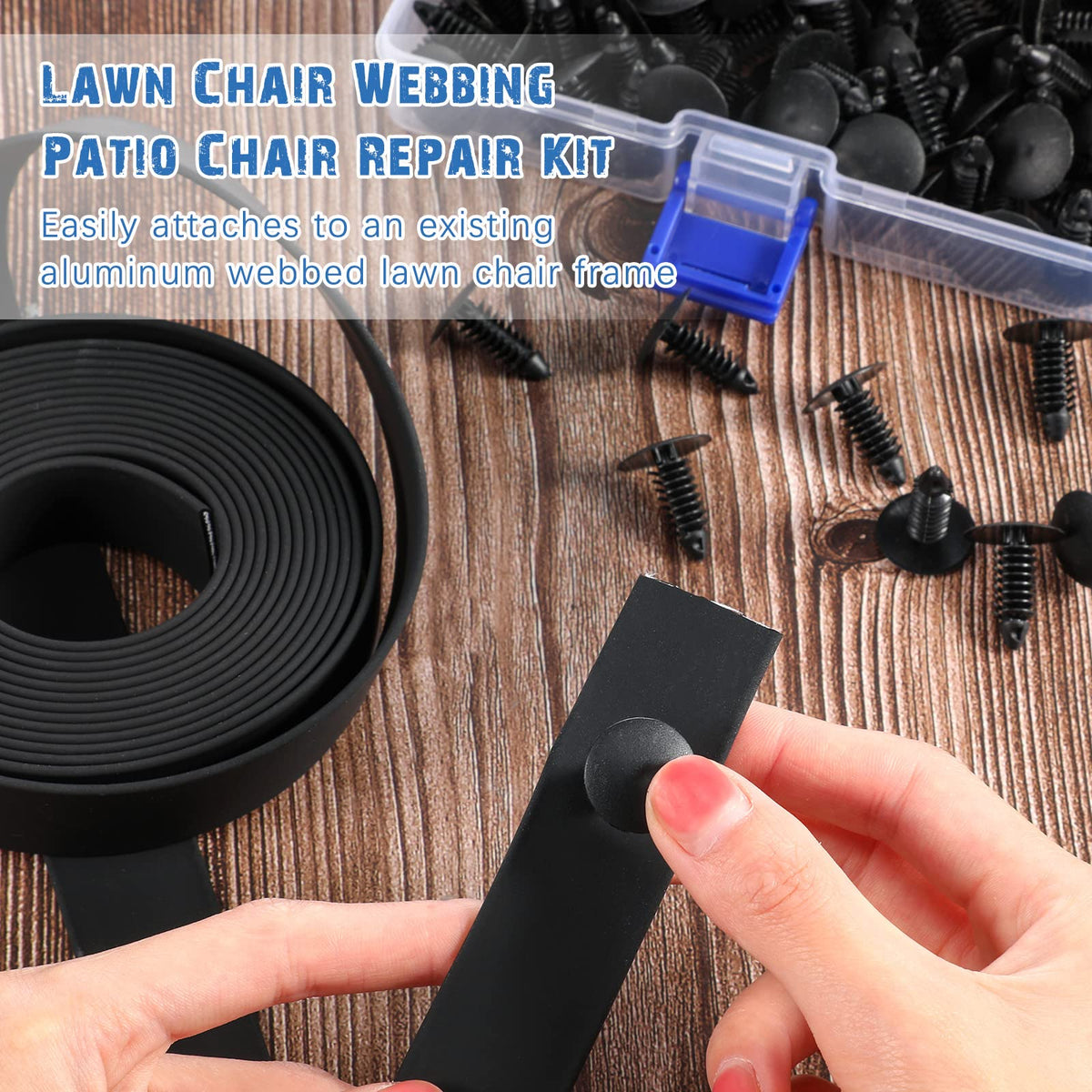Yulejo nylon strapping fasteners provide durable weather-resistant repair options.