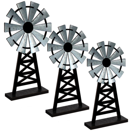 Yulejo windmill decor 28x15 cm adds rustic charm to shelves