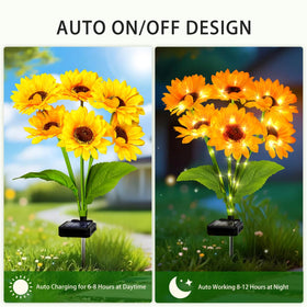 Yulloyello garden pathway lighting adds year-round charm without wires