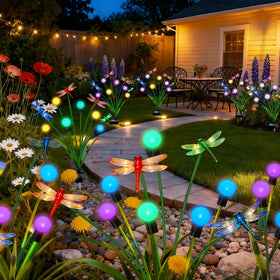 Yulloyello IP65 waterproof dragonflies withstand rain and weather