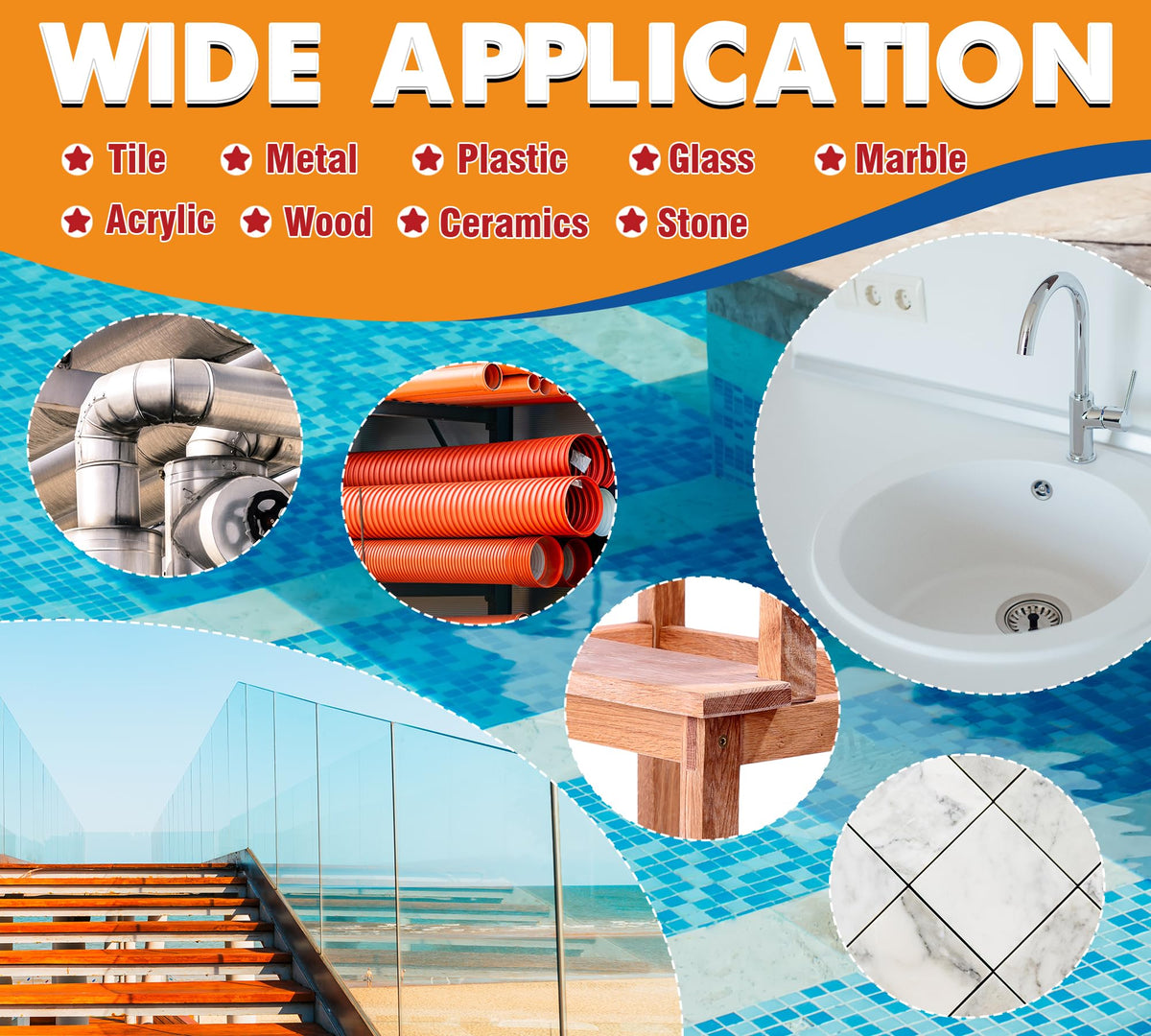 YumCraft Multi-surface sealant for above and below water repairs.