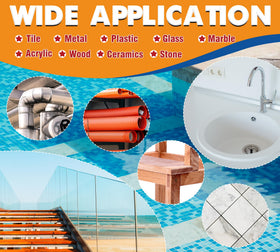 YumCraft Multi-surface sealant for above and below water repairs.