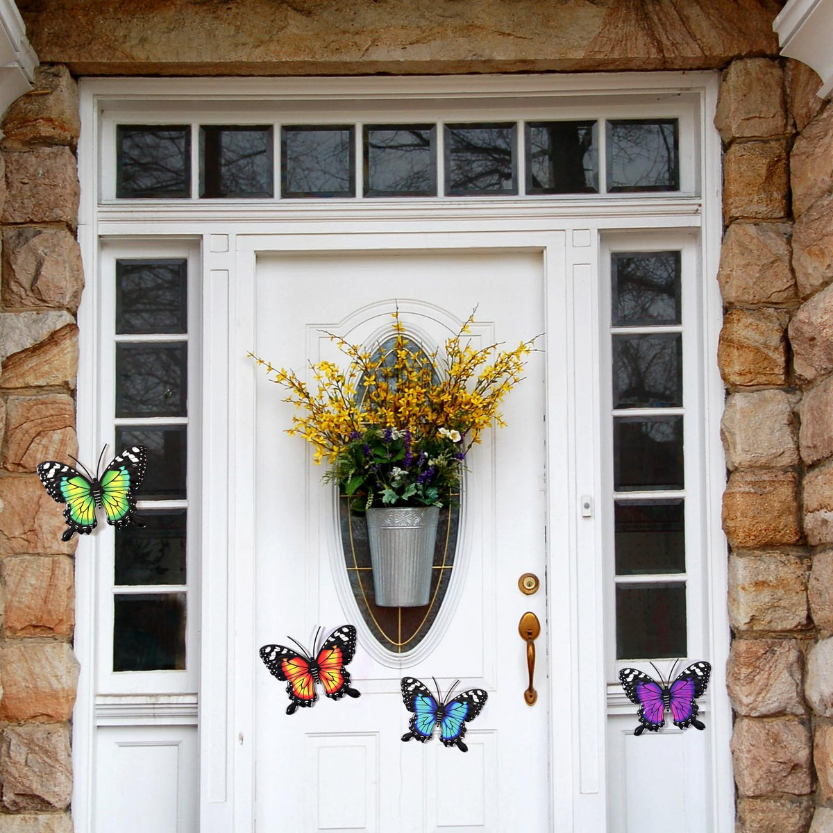 Yungeln metal butterfly wall art for entryways and kitchens