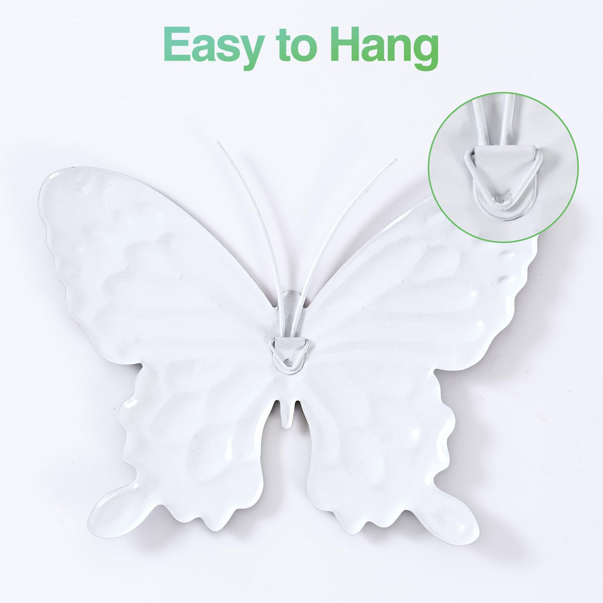 Yungeln metal butterfly wall decor suits patio and deck spaces