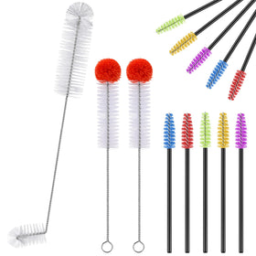 Yungyan large white dual-headed brush cleans nectar bottles and feeder stands without scratching