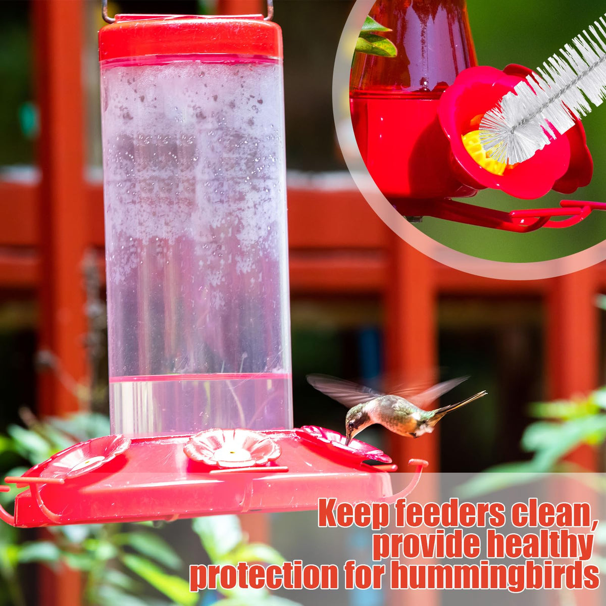 Yungyan thirteen-piece packaging shows a complete cleaning solution for outdoor feeders