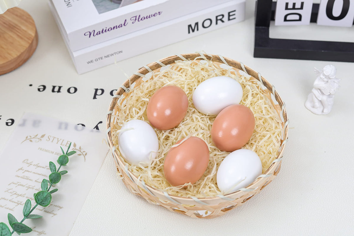 YunKo wooden eggs ready for arts and crafts projects.