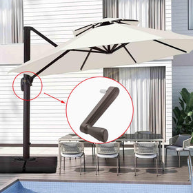 Yunsuelo heavy-duty umbrella crank handle offers strong outdoor performance.