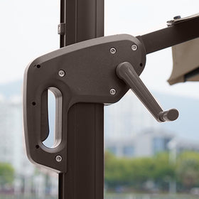Yunsuelo side-hanging umbrella handle enables versatile mounting and quick fixes.