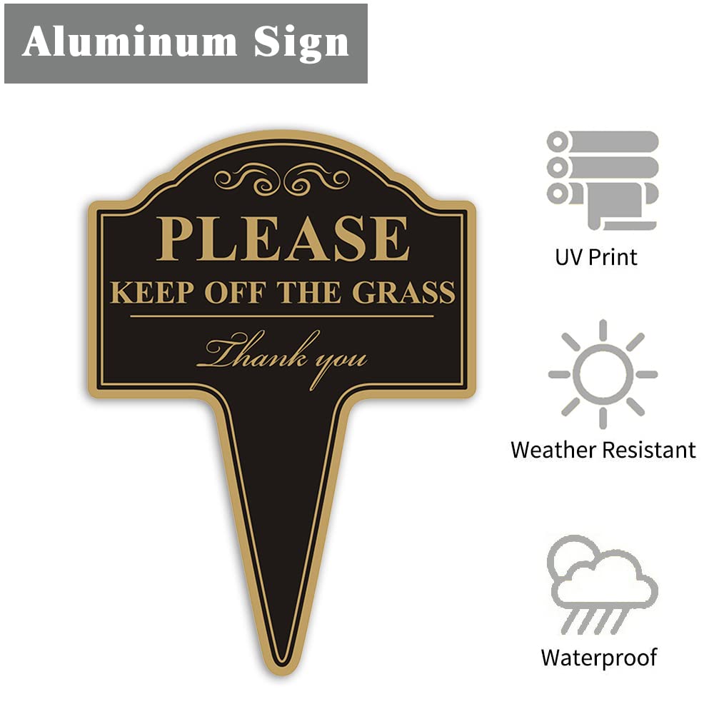 Yuntarda easy-ground-insert sign installs quickly without extra stakes.