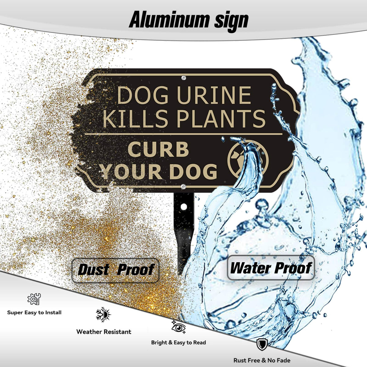 Yuntarda yard sign suitable for gardens, parks, and courtyards