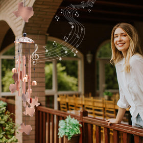 Yuntau garden-friendly wind chime for balcony or porch corners