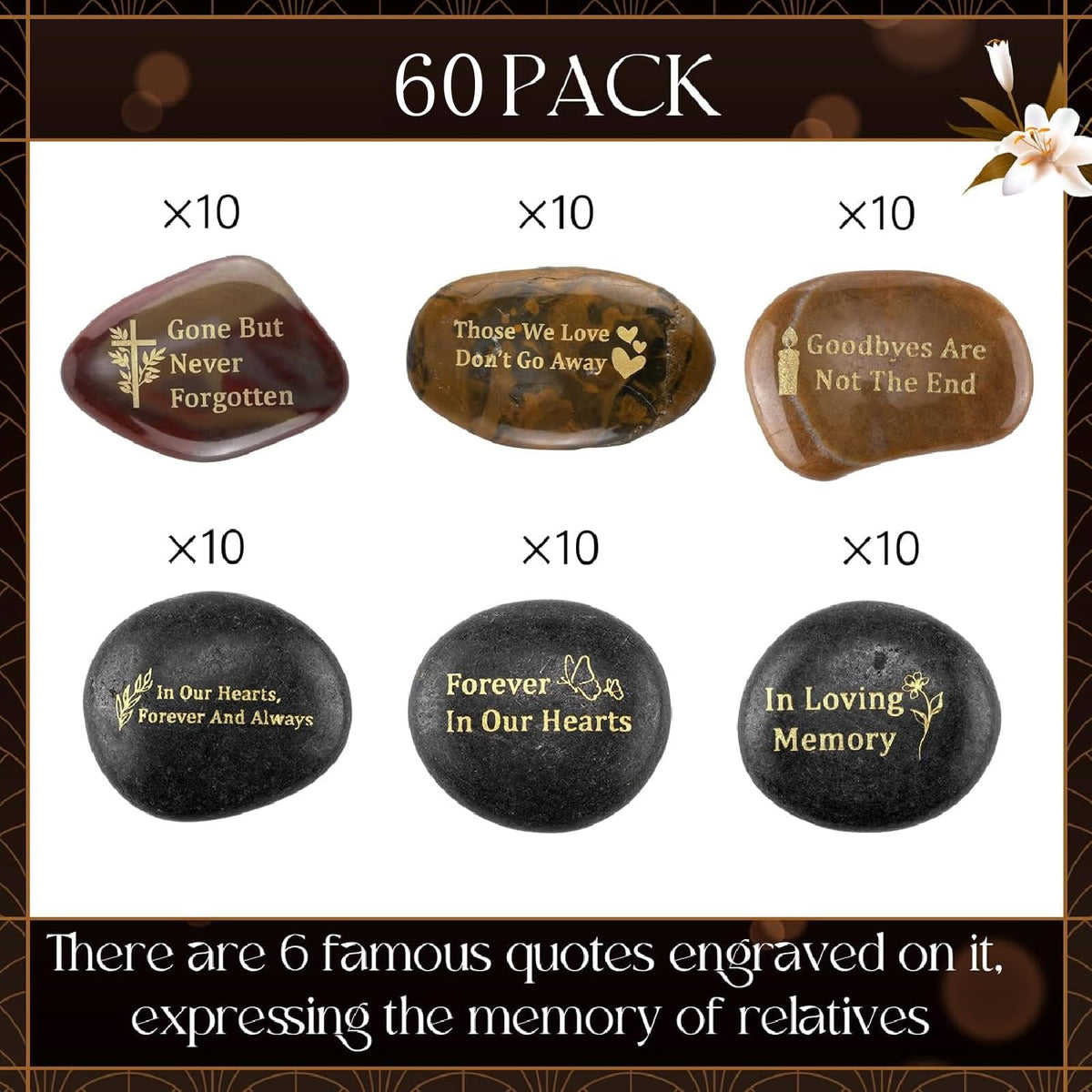 Yuntau natural river stone offers durable keepsakes for lasting memories.