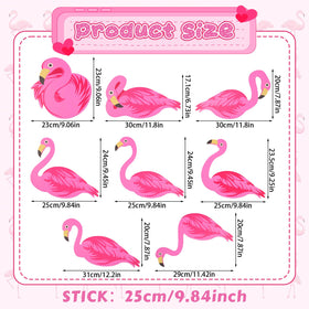 Yuntau 100 plastic stakes provide sturdy lawn support.