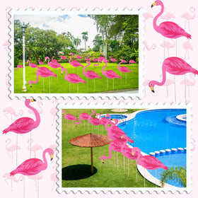Yuntau yard signs decorate terraces, lawns, and porches with tropical charm