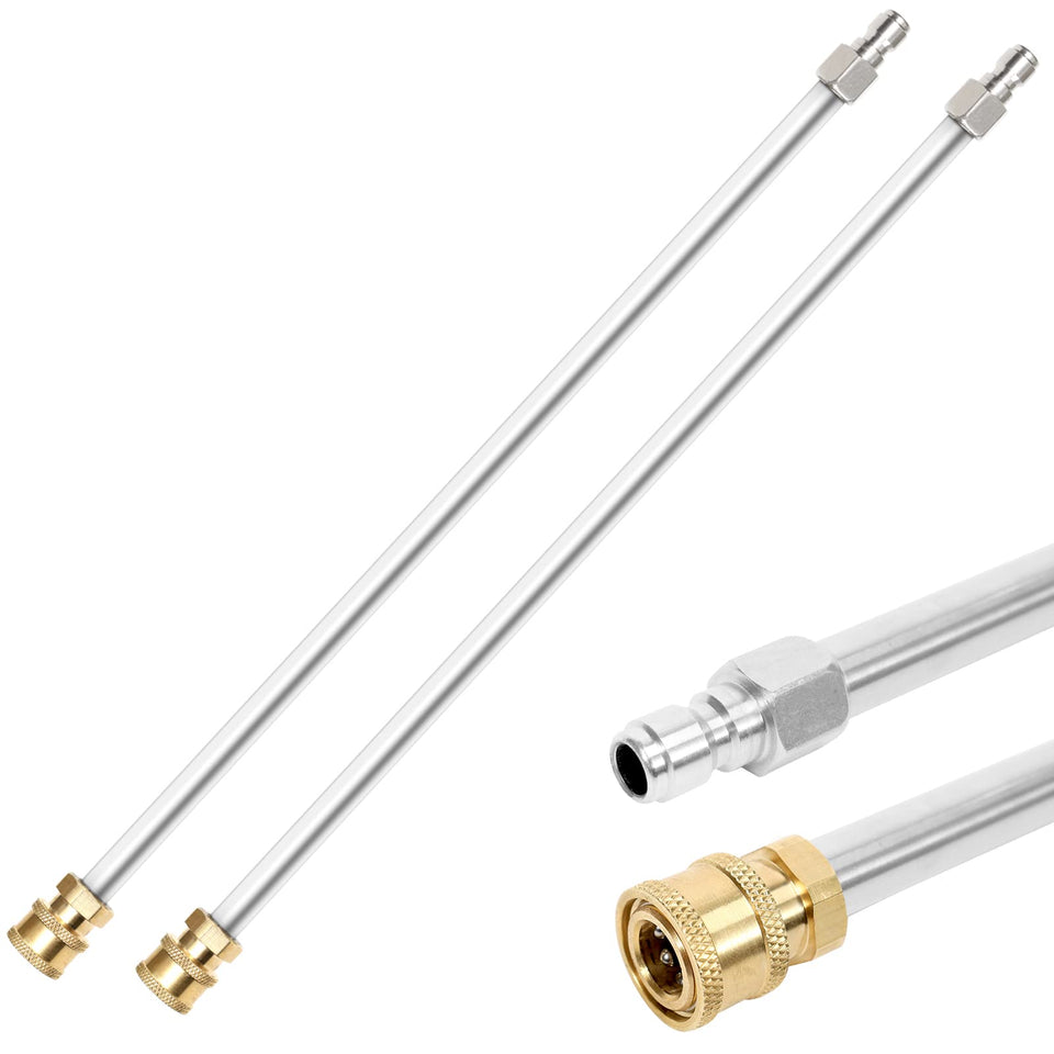 YUNVI 80-inch pressure washer wand extension for extended reach and smooth control