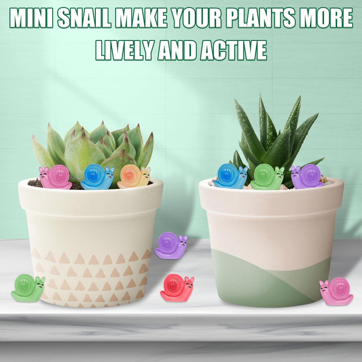 Yuronam 50-piece snail set for versatile decorating options