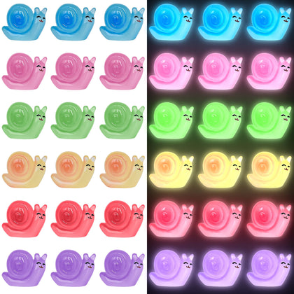 Yuronam luminous snails glow in the dark for enchanting garden accents