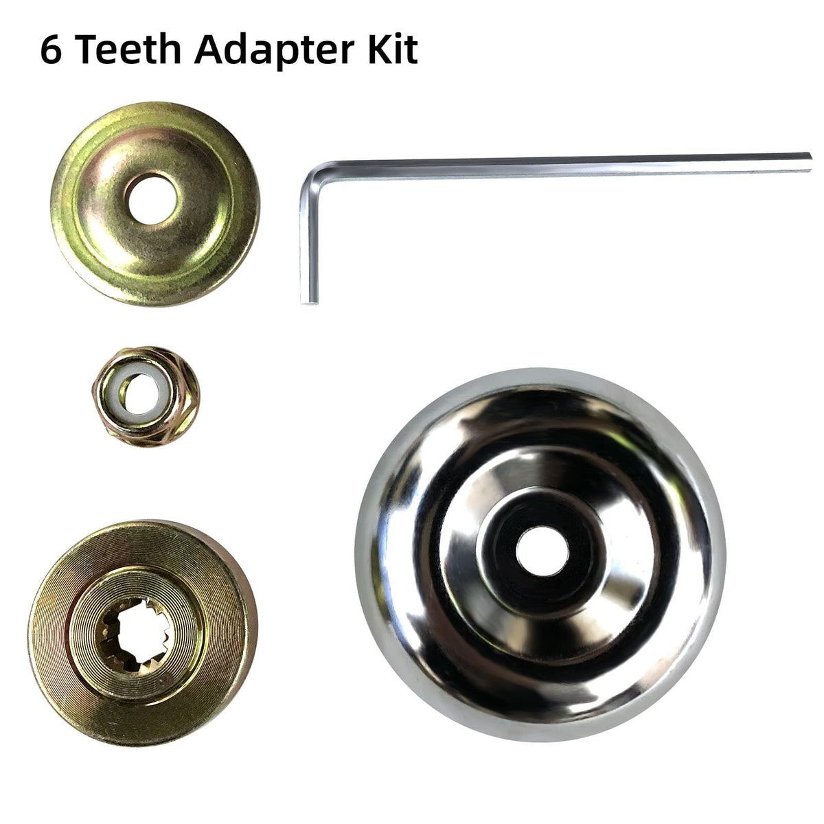 Yutacorex easy-install components simplify attaching a brush blade to your trimmer