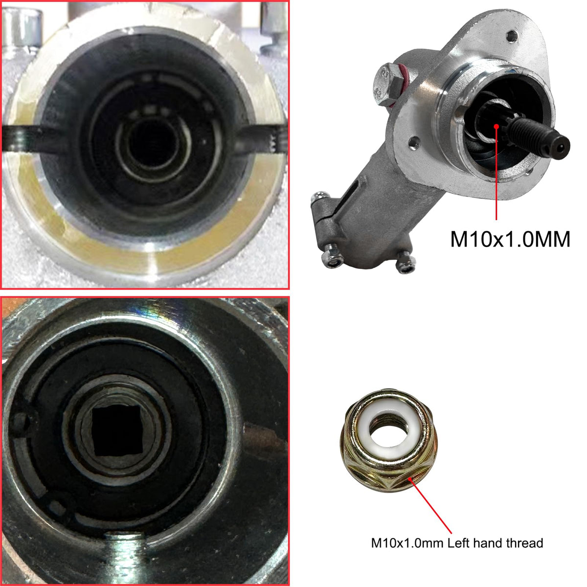 Yutacorex gear head for Echo SRM-3020 enables quick gear replacement.