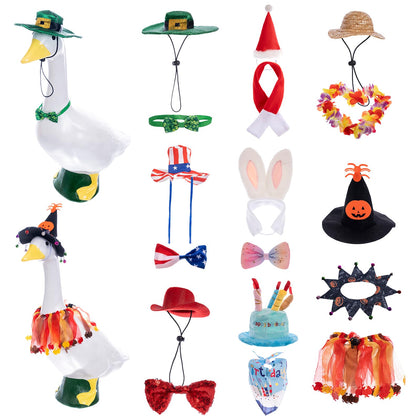 Yutzoou Valentines goose costume for romantic porch decor.