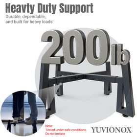 YUVIONOX portable and detachable fire pit stand for easy transport