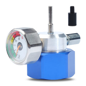 YUXIVCNE airsoft propane adapter with gauge for safe refills.