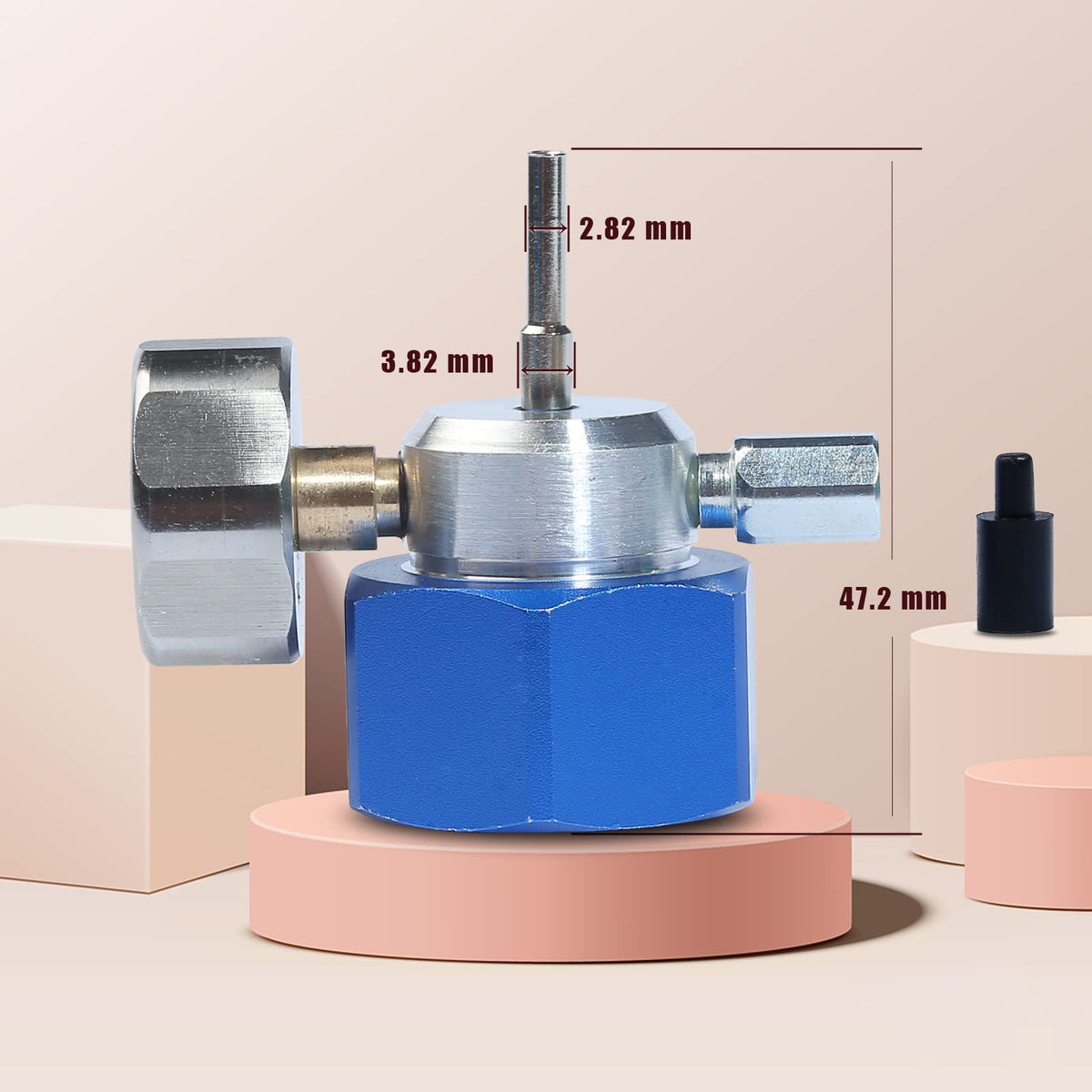 YUXIVCNE compact aluminum build offers longevity and easy portability.