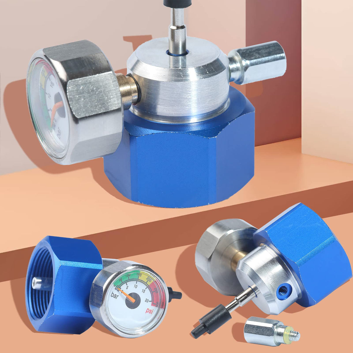 YUXIVCNE included propane adapter works with standard tanks for quick setups.