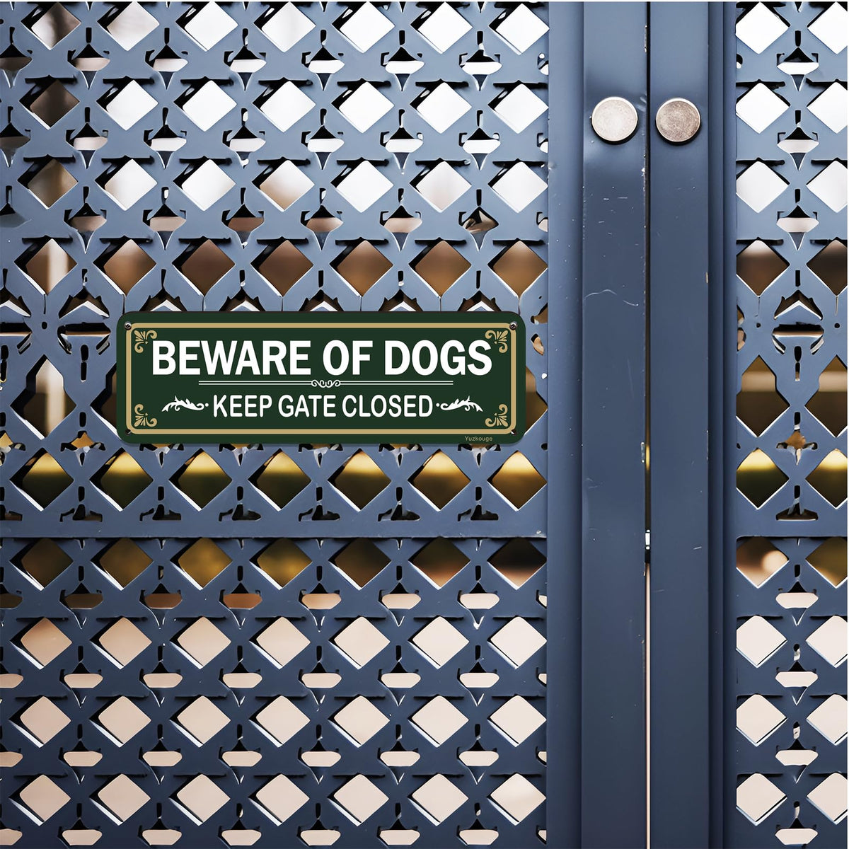 Yuzkouge outdoor sign endures with weatherproof materials for year-round visibility.