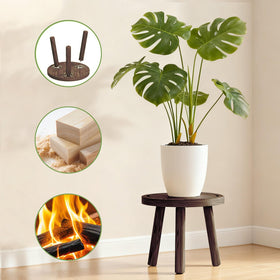 YUZUKYAUY corner plant display fits into small spaces with style.