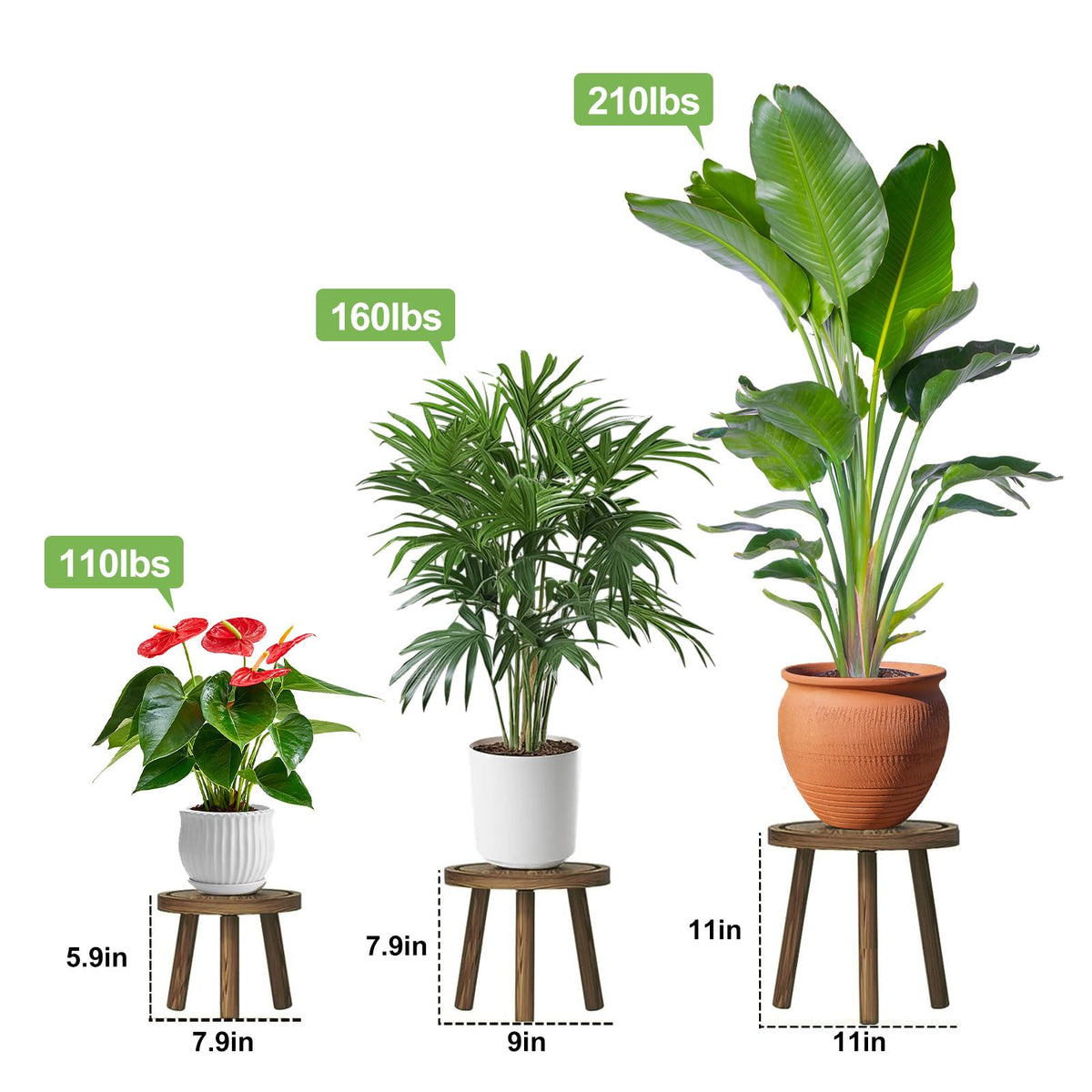 YUZUKYAUY stands offer easy tool-free assembly for quick setup.