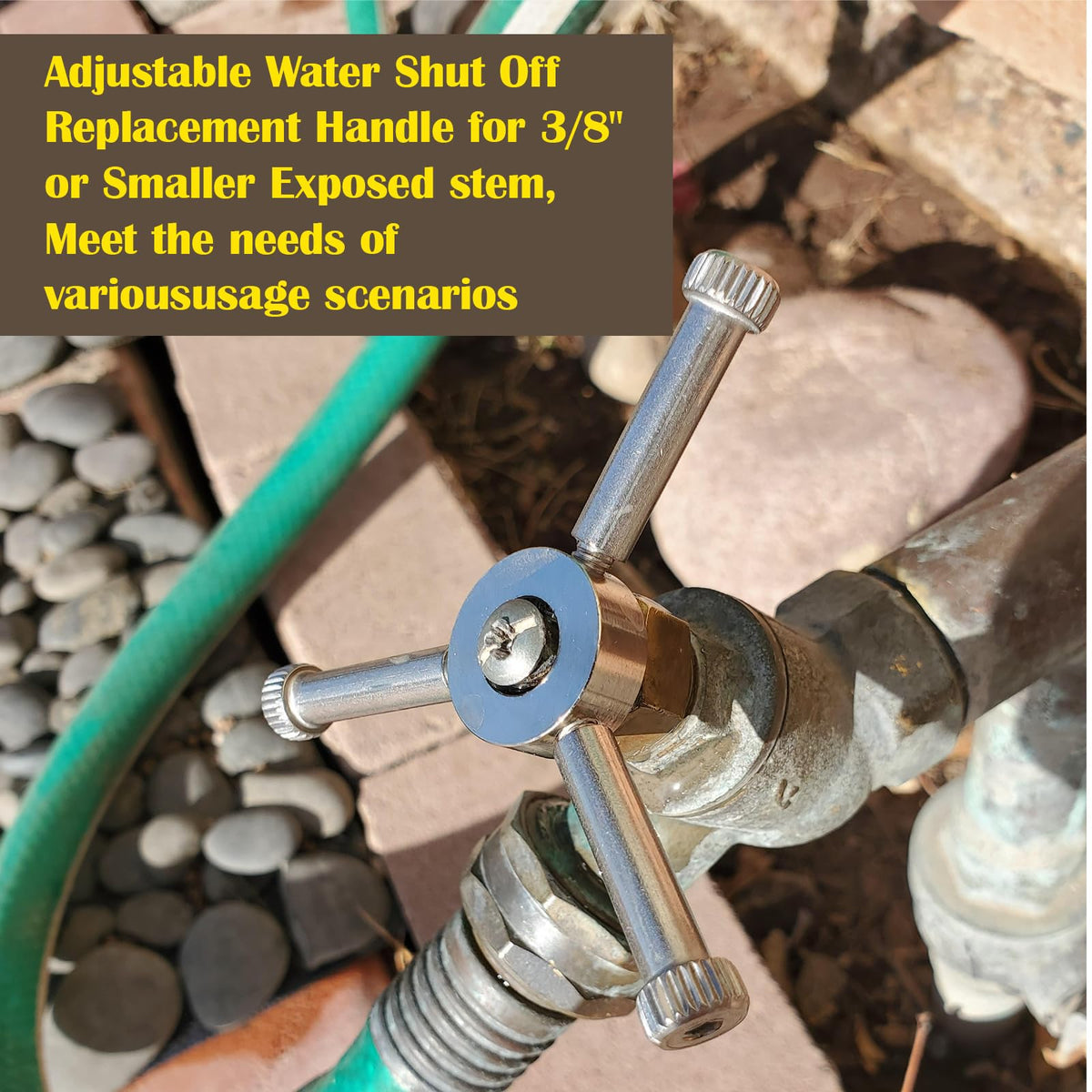 YWOOW easy-install spigot handle for quick DIY faucet replacement.