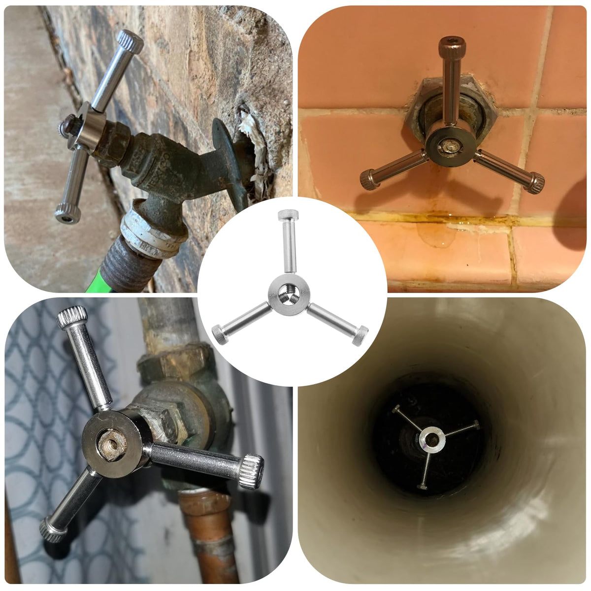 YWOOW weatherproof outdoor faucet handle designed for varied outdoor conditions.