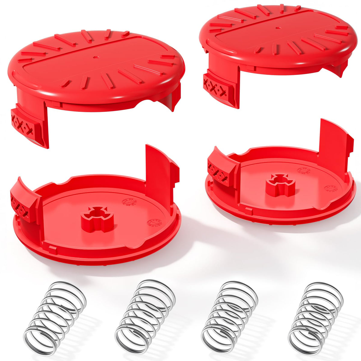 YWTESCH CMZST0803 spool cap close-up showing durable construction for reliable trimming.