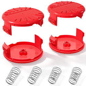 YWTESCH CMZST0803 spool cap close-up showing durable construction for reliable trimming.