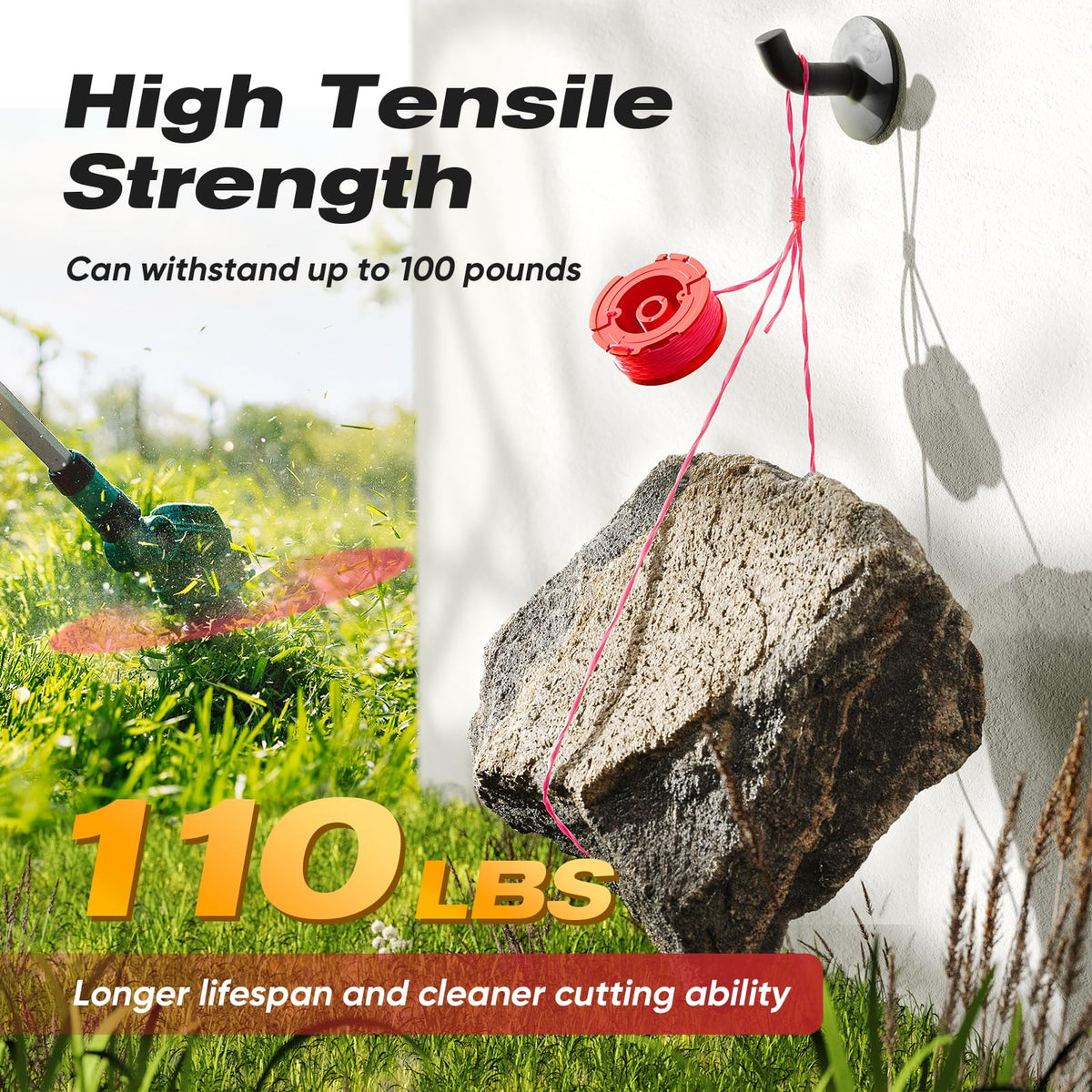 YWTESCH strings compatible with Craftsman CMZST0803 and CMZST080 spool models.