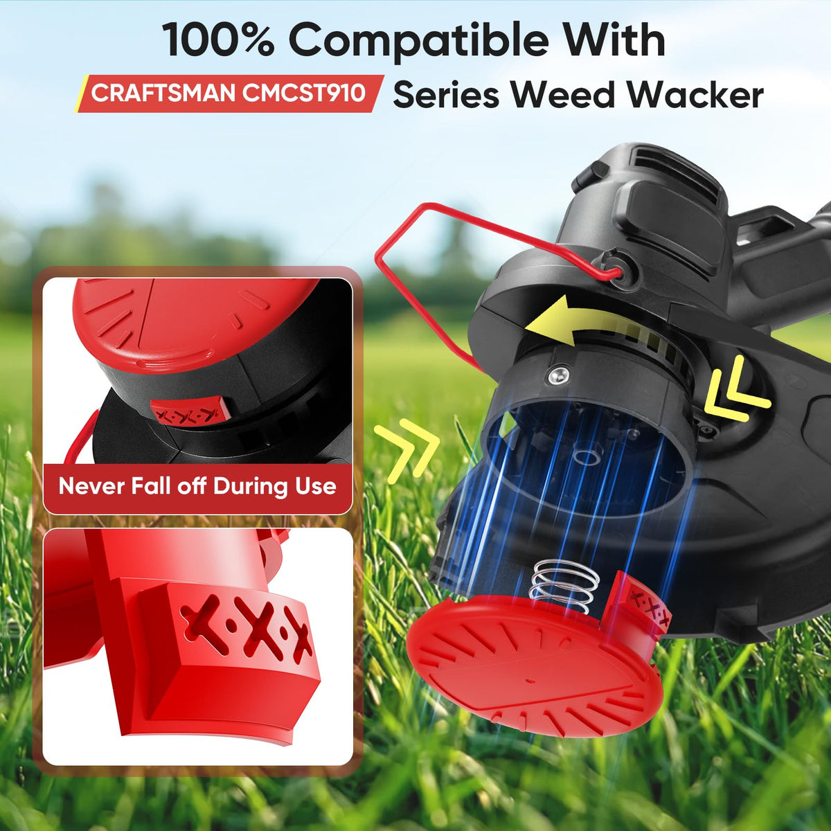 YWTESCH PA6 nylon with 30 percent glass fiber for heat resistance.