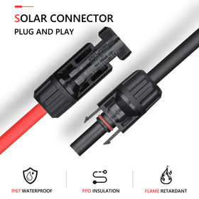 YXGOOD solar connector pairs ready for quick panel wiring and secure fits.