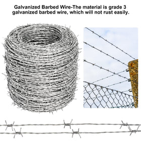 YXJSTO barbed wire is easy to install on existing fences.