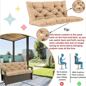Non-slip drawstrings keep cushions secure on windy porches.