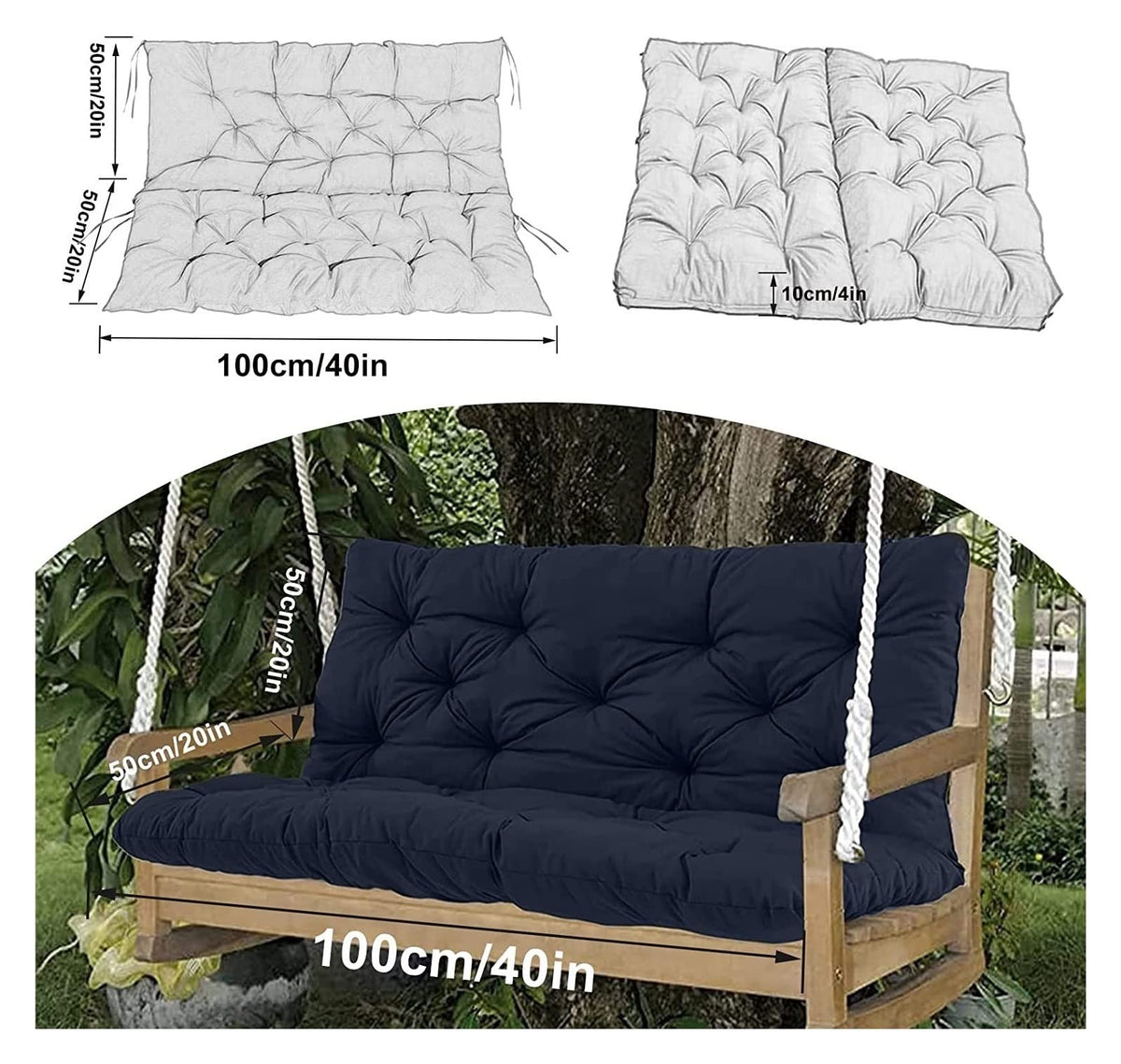 YXMKJOS outdoor decor-ready cushion setup on balcony or garden
