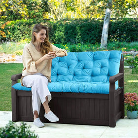YXMKJOS outdoor porch scene highlights weatherproof comfort for relaxing moments.