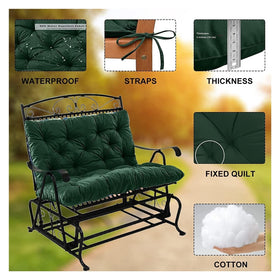 YXMKJOS porch cushion backrest waterproof for relaxed porch lounging.