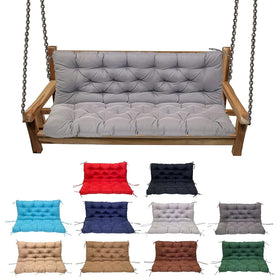 YXMKJOS swing cushion 2-seat waterproof for outdoor porch use.